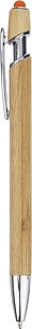 Bamboo ballpen Darren, orange
