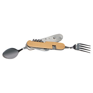 Bamboo camping cutlery