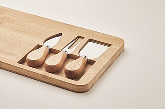 Bamboo Cheese board set