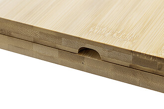 Bamboo cheese board Zea, brown