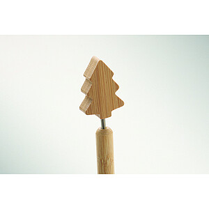 Bamboo Christmas tree ball pen