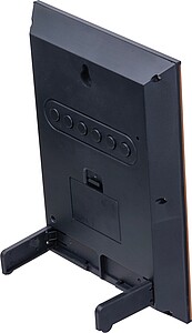 Bamboo desk clock, beige