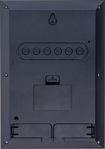 Bamboo desk clock, beige