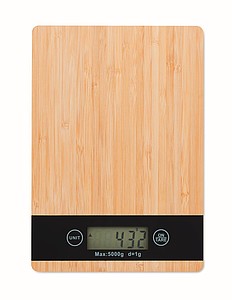 Bamboo digital kitchen scale