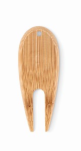 Bamboo golf divot tool
