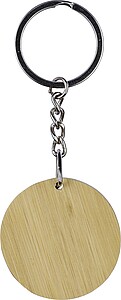 Bamboo keychain Gene, black