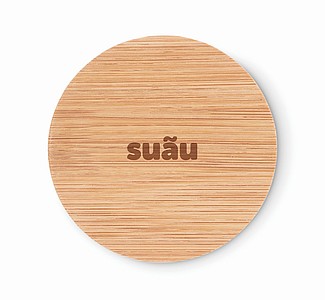 Bamboo make-up mirror