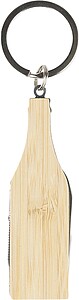 Bamboo multitool keychain Inaya, brown