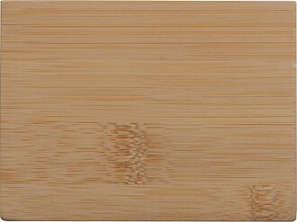 Bamboo note box, beige