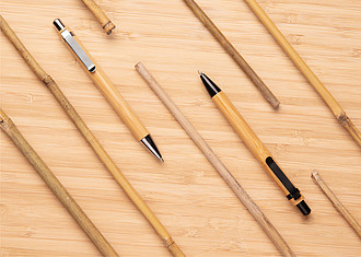 Bamboo pen, brown