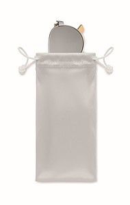 Bamboo sunglasses in pouch