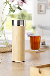 Bamboo thermos bottle (420 ml)