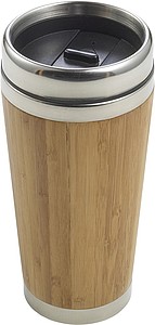 Bamboo thermos travel cup (400 ml)