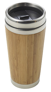 Bamboo thermos travel cup (400 ml)