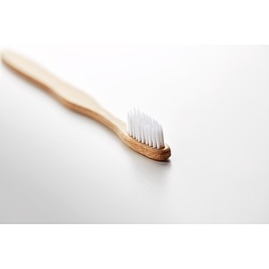 Bamboo toothbrush in Kraft box