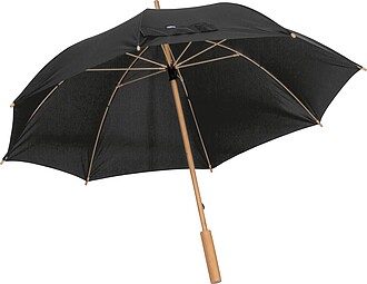 Bamboo umbrella, black