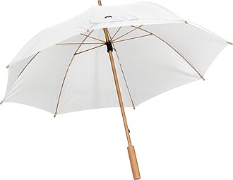 Bamboo umbrella, white