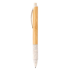 Bamboo & wheatstraw pen,white