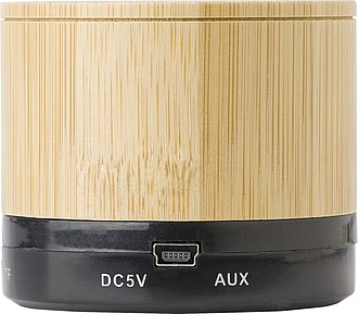 Bamboo wireless speaker