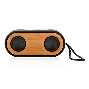 Bamboo X double speaker, black