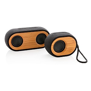 Bamboo X double speaker, black