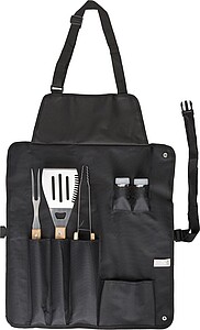 Barbecue set, 6pc Black