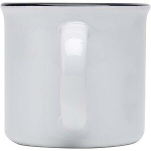Bari 240 ml ceramic sublimation mug, white