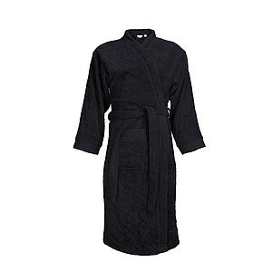Bathrobe Black, 2XL/3XL, 340 gr/m2