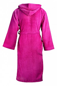 Bathrobe Hooded Magenta, S/M, 420 gr/m2
