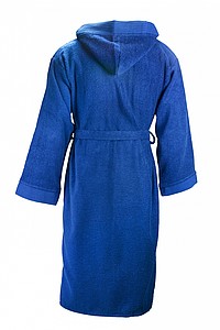 Bathrobe Hooded Navy, S/M, 420 gr/m2