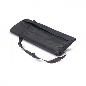 BBQ apron with BBQ tools, black