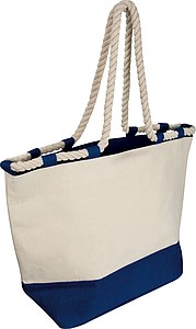 Beach bag with drawstring