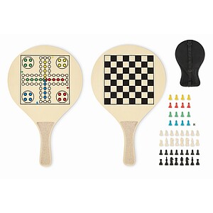 Beach racket set, wood