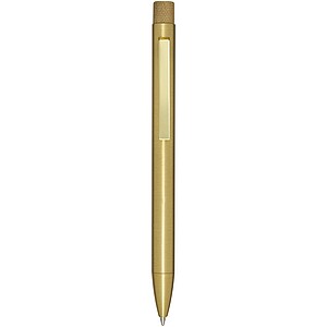 Beatriz recycled brass ballpoint pen, gold