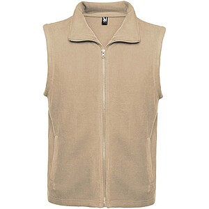 Bellagio unisex fleece bodywarmer, sand