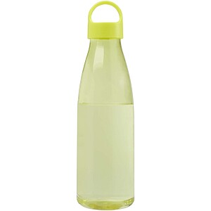 Bergen 800 ml recycled plastic water bottle, lime
