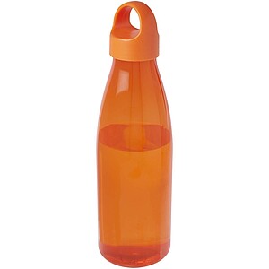 Bergen 800 ml recycled plastic water bottle, orange