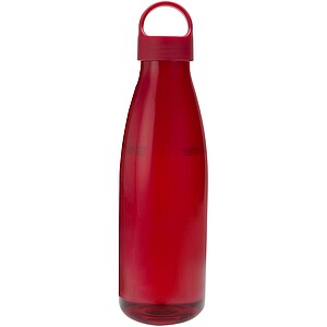 Bergen 800 ml recycled plastic water bottle, red