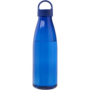 Bergen 800 ml recycled plastic water bottle, royal blue
