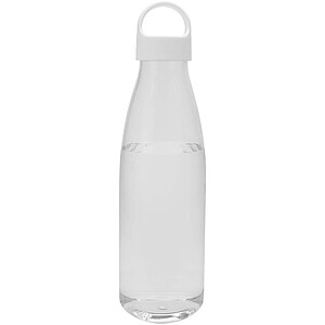 Bergen 800 ml recycled plastic water bottle, transparent clear
