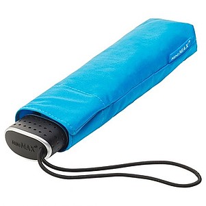 BESIR ultralight manual folding umbrella, light blue