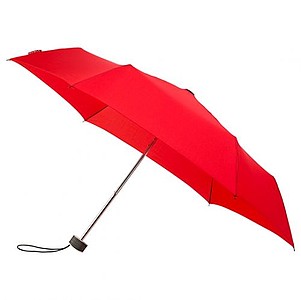 BESIR ultralight manual folding umbrella, red