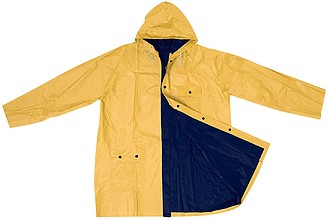 Bicolour reversible raincoat, PVC,XL