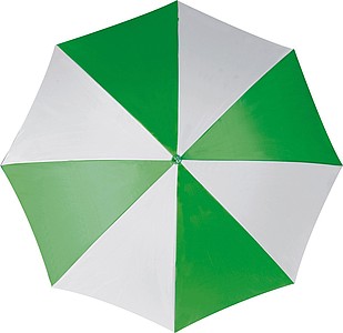 Bicoloured automatic umbrella, green