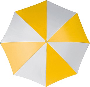 Bicoloured automatic umbrella, yellow