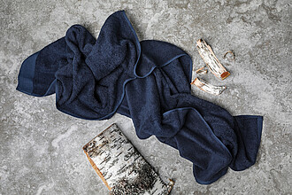 Birch towels 30x30, blue