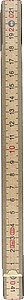 Birchwood foldable ruler Ezio, brown