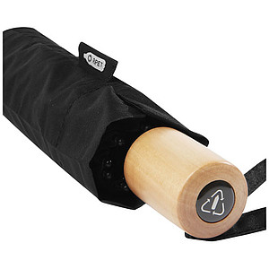 Birgit 21 foldable windproof recycled PET umbrella