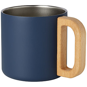 Bjorn 360 ml RCS certified recycled stainless steel mug with copper vacuum insulation