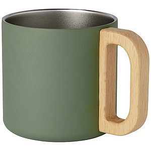 Bjorn 360 ml RCS certified recycled stainless steel mug with copper vacuum insulation